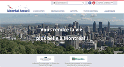 Desktop Screenshot of montrealaccueil.org